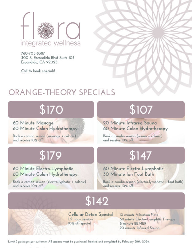 Flora Integrated Wellness Print Design - Flyer